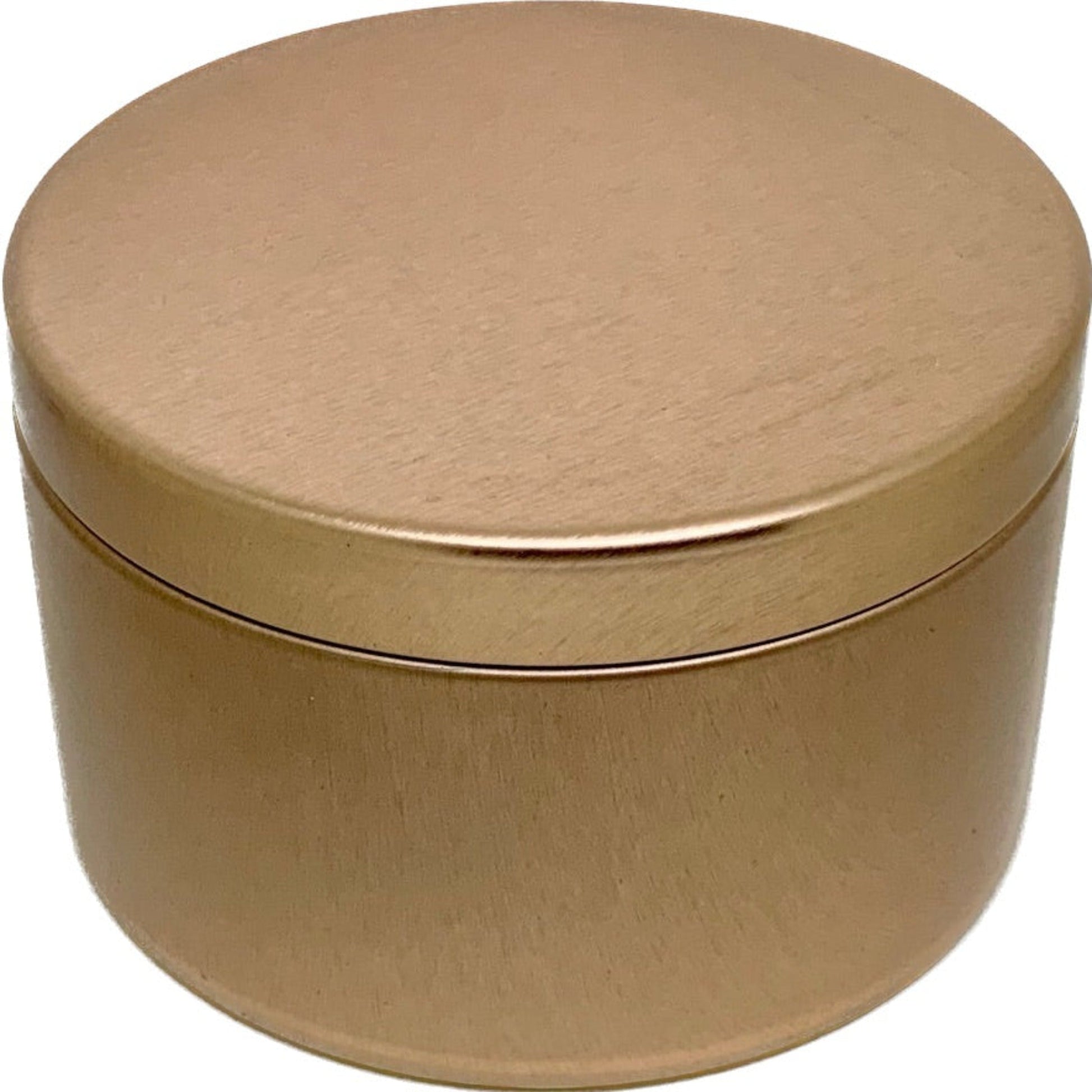 candle in bronze tin
