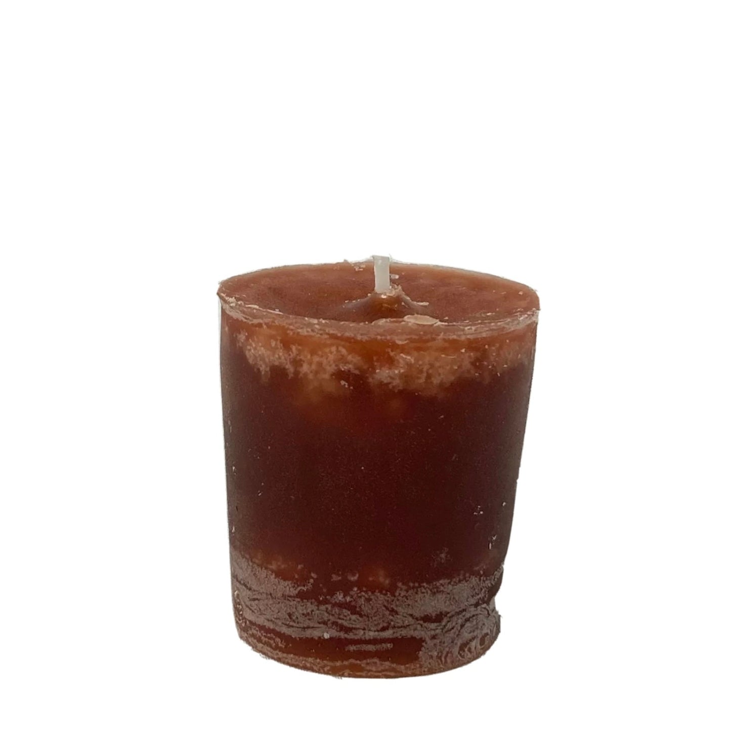 brown votive candle