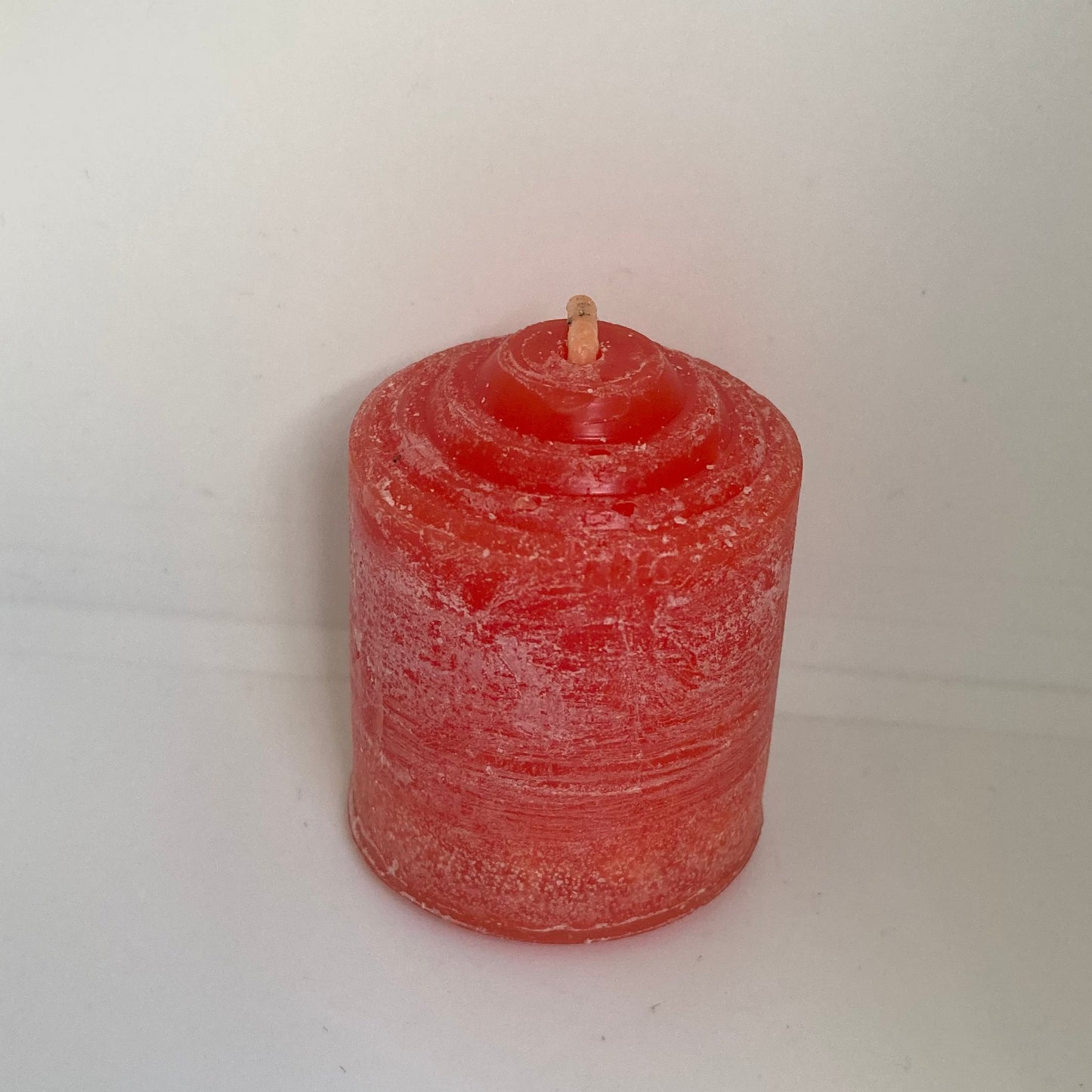 orange votive candle